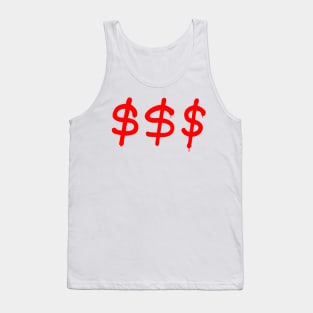 Money Icons Tank Top